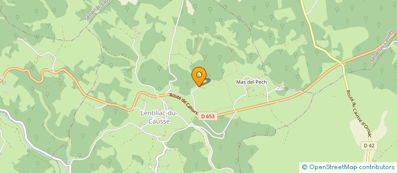 localisation de l'entreprise MONSIEUR PIERRE ALAIN ANDRE RIBAIL  CENEVIERES