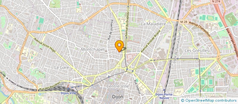 localisation de l'entreprise MONSIEUR PIERRE-ALAIN BAHR à DIJON