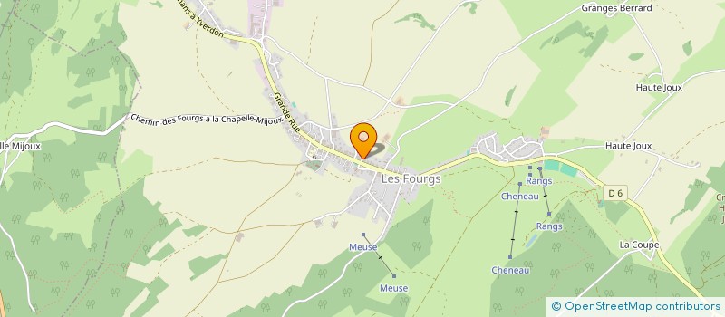 localisation de l'entreprise MONSIEUR PIERRE-ALAIN BILLET  LES FOURGS