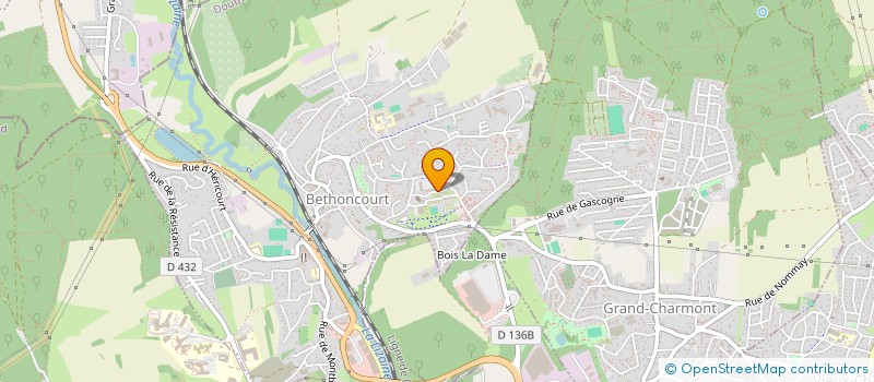 localisation de l'entreprise MONSIEUR PIERRE-ALAIN BROZZETTI  BETHONCOURT