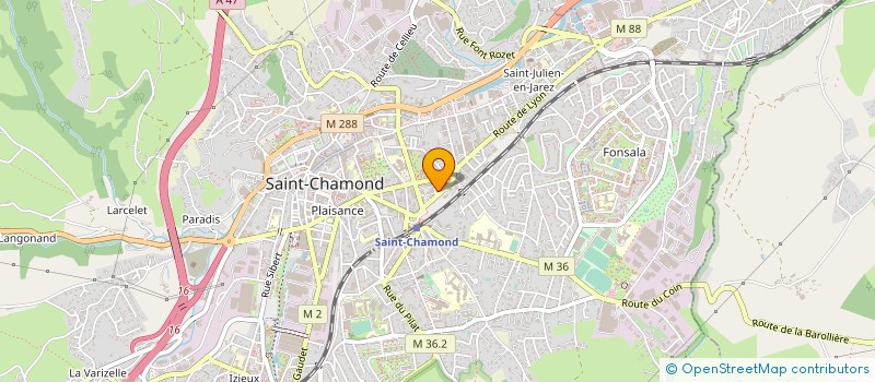 localisation de l'entreprise MONSIEUR PIERRE-ALAIN CARRASCO à SAINT-CHAMOND