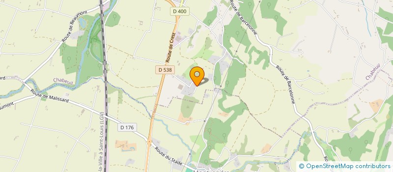 localisation de l'entreprise MONSIEUR PIERRE-ALAIN CHANTRE à CHABEUIL