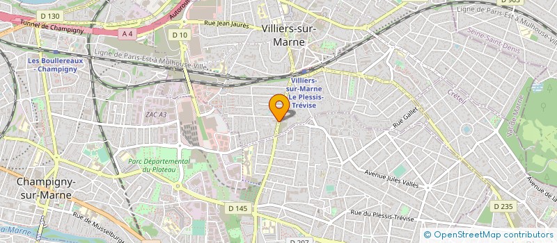 localisation de l'entreprise MONSIEUR PIERRE-ALAIN CRESPEL à VILLIERS-SUR-MARNE