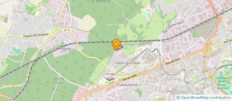 localisation de l'entreprise MONSIEUR PIERRE-ALAIN FORTERRE  BESANCON