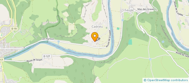 localisation de l'entreprise MONSIEUR PIERRE-ALAIN GENTOU  CADRIEU