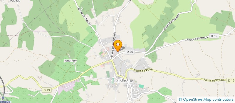 localisation de l'entreprise MONSIEUR PIERRE-ALAIN MARIE  LALBENQUE