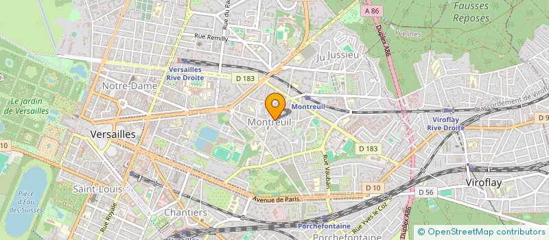 localisation de l'entreprise MONSIEUR PIERRE-ALAIN MARTINEAU à VERSAILLES