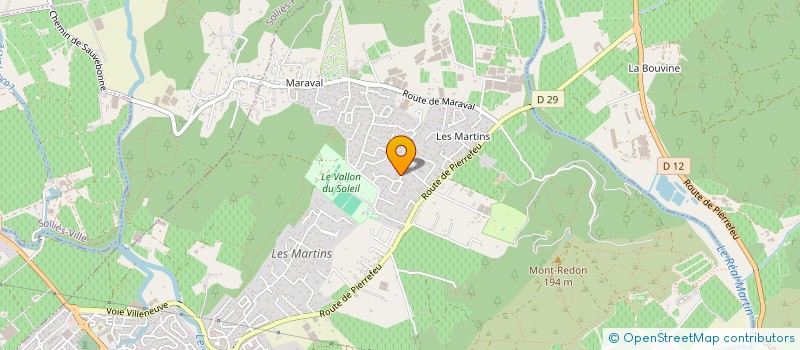 localisation de l'entreprise MONSIEUR PIERRE ALAIN MOULIE  LA CRAU