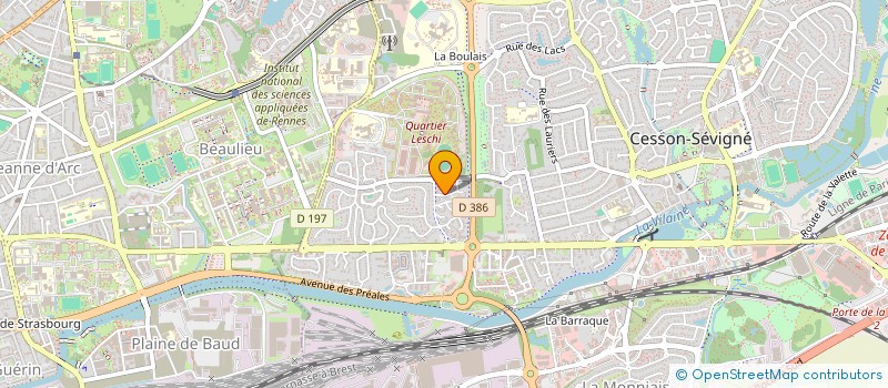 localisation de l'entreprise MONSIEUR PIERRE-ALAIN MOUTON  CESSON-SEVIGNE