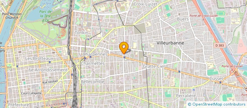 localisation de l'entreprise MONSIEUR PIERRE-ALAIN PEINNEQUIN  VILLEURBANNE