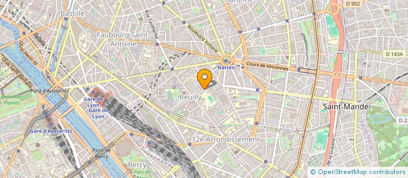 localisation de l'entreprise MONSIEUR PIERRE-ALAIN ROCHE  PARIS