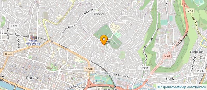 localisation de l'entreprise MONSIEUR PIERRE-ALAIN THIEBAUT à ROUEN