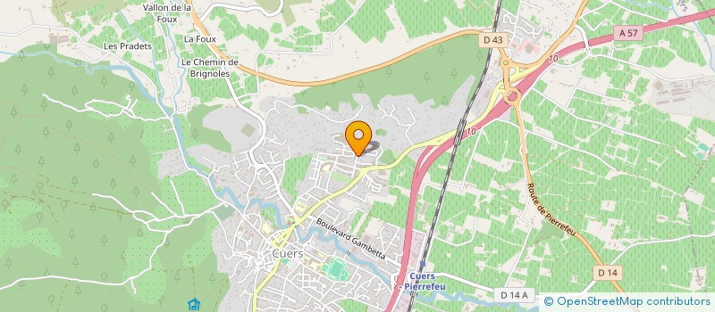 localisation de l'entreprise MONSIEUR PIERRE ALAIN VILLANO  CUERS