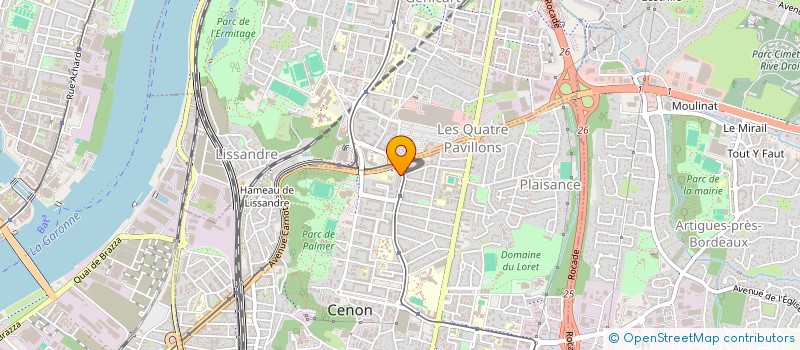 localisation de l'entreprise MONSIEUR PIERRE ALARD à CENON
