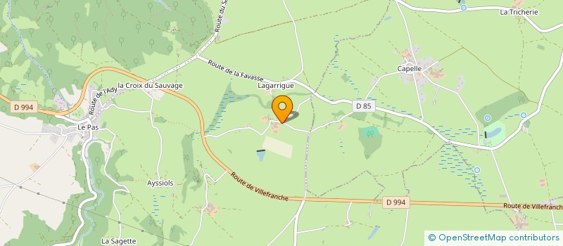 localisation de l'entreprise MONSIEUR PIERRE ALARY  DRUELLE BALSAC