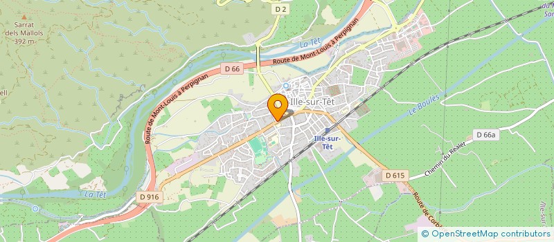 localisation de l'entreprise MONSIEUR PIERRE ALAVOINE  ILLE-SUR-TET