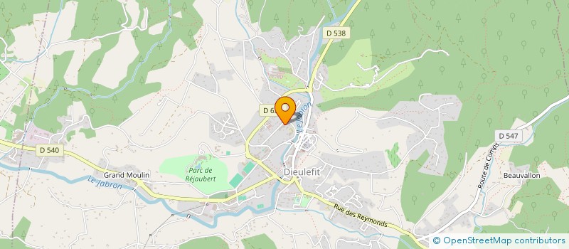 localisation de l'entreprise MONSIEUR PIERRE ALBAN CHAUDIERES  DIEULEFIT