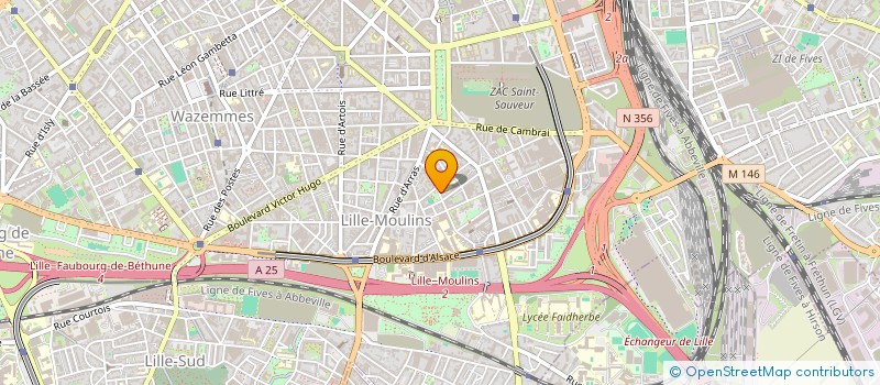 localisation de l'entreprise MONSIEUR PIERRE-ALBAN VILAIN  LILLE