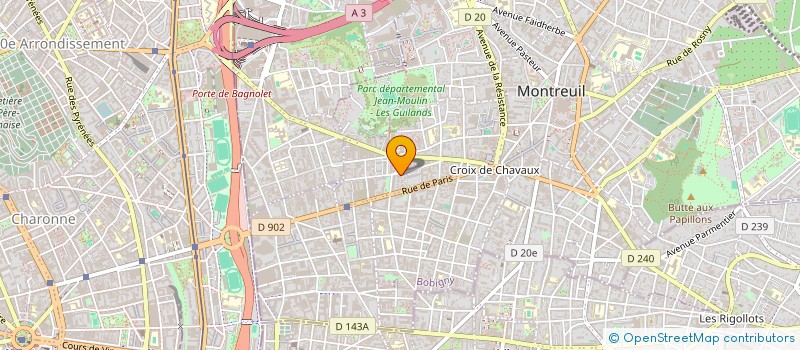 localisation de l'entreprise MONSIEUR PIERRE ALBANESE à MONTREUIL