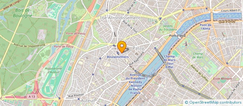 localisation de l'entreprise MONSIEUR PIERRE-ALBERT BENLOLO  PARIS