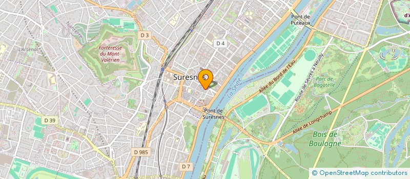 localisation de l'entreprise MONSIEUR PIERRE-ALBERT GINESTET à SURESNES