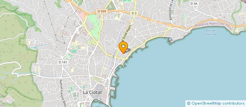 localisation de l'entreprise MONSIEUR PIERRE ALBERTI à LA CIOTAT