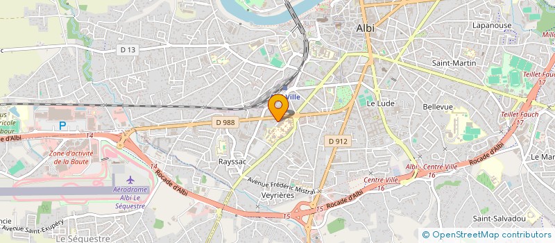 localisation de l'entreprise MONSIEUR PIERRE ALBINET à ALBI