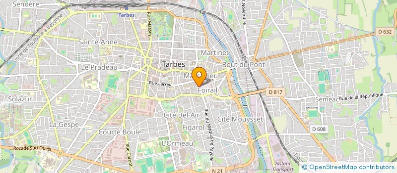 localisation de l'entreprise MONSIEUR PIERRE ALEGRET à TARBES