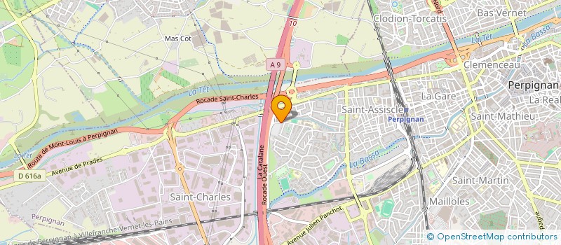 localisation de l'entreprise MONSIEUR PIERRE ALESSANDRA  PERPIGNAN