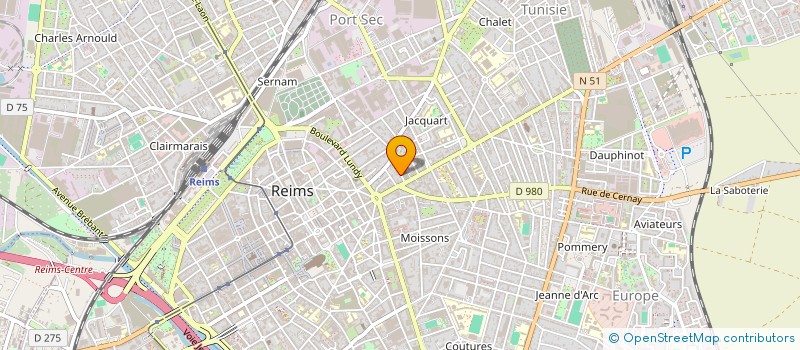 localisation de l'entreprise MONSIEUR PIERRE-ALEXANDRE BUSSON  REIMS