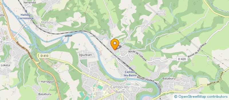 localisation de l'entreprise MONSIEUR PIERRE-ALEXANDRE CARRE  CAMBO-LES-BAINS