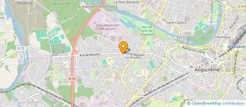 localisation de l'entreprise MONSIEUR PIERRE-ALEXANDRE DELISLE à ANGOULEME
