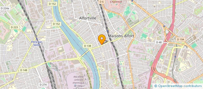 localisation de l'entreprise MONSIEUR PIERRE-ALEXANDRE DUC à ALFORTVILLE