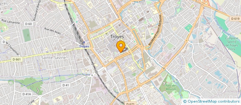 localisation de l'entreprise MONSIEUR PIERRE-ALEXANDRE FAURE  TROYES