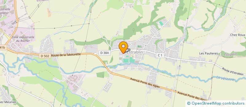 localisation de l'entreprise MONSIEUR PIERRE-ALEXANDRE GLESS  ESTRABLIN