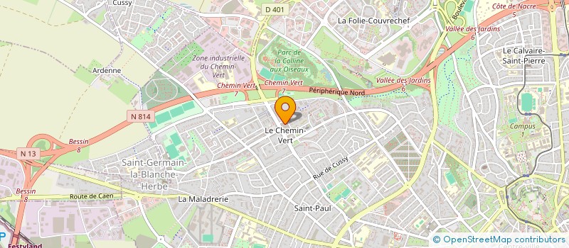 localisation de l'entreprise MONSIEUR PIERRE-ALEXANDRE HARDY à CAEN