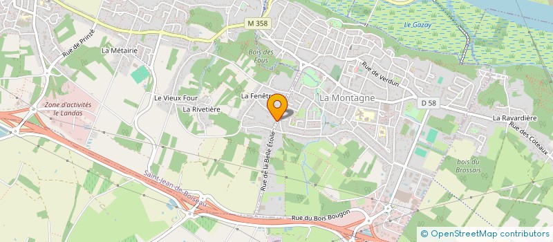 localisation de l'entreprise MONSIEUR PIERRE-ALEXANDRE HENRY  SAINT-JEAN-DE-BOISEAU