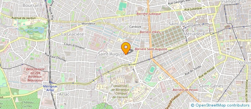 localisation de l'entreprise MONSIEUR PIERRE-ALEXANDRE KAZMUCHA  BORDEAUX