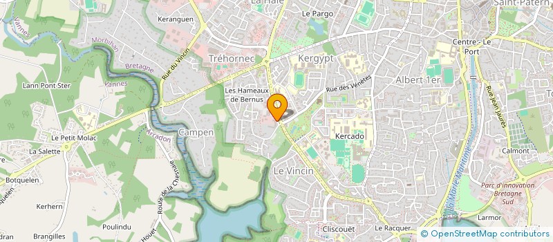 localisation de l'entreprise MONSIEUR PIERRE-ALEXANDRE LE MOING à VANNES