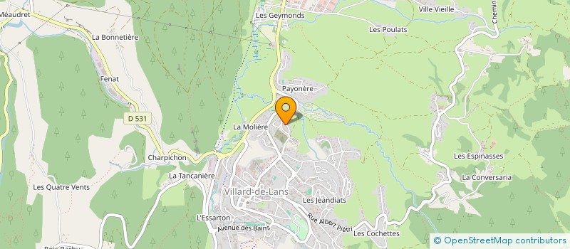 localisation de l'entreprise MONSIEUR PIERRE-ALEXANDRE LEGRAND  VILLARD-DE-LANS