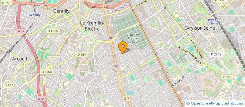 localisation de l'entreprise MONSIEUR PIERRE-ALEXANDRE MERCADIE  VILLEJUIF