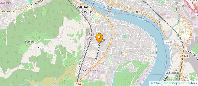 localisation de l'entreprise MONSIEUR PIERRE-ALEXANDRE NAUDON à TOURNON-SUR-RHONE