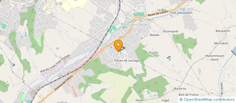 localisation de l'entreprise MONSIEUR PIERRE-ALEXANDRE NEPVEUX  PONT-DU-CASSE