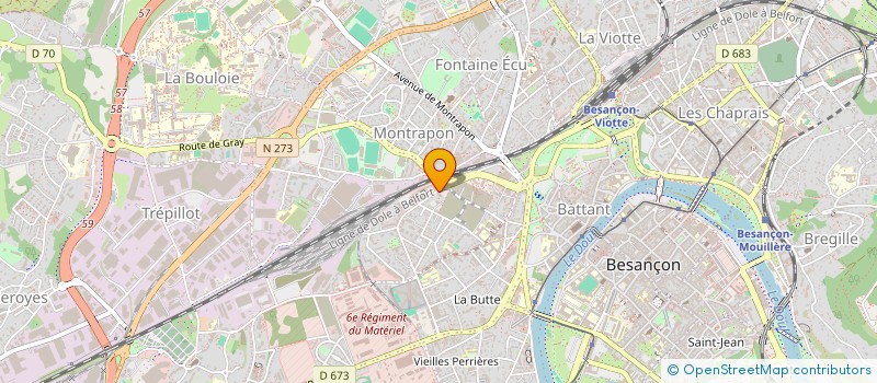 localisation de l'entreprise MONSIEUR PIERRE-ALEXANDRE PECHARD à BESANCON