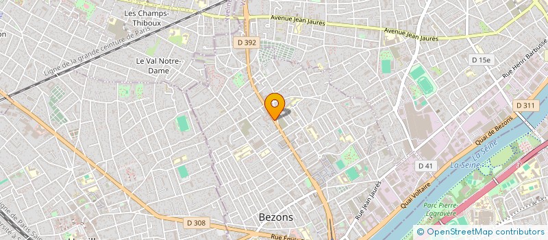 localisation de l'entreprise MONSIEUR PIERRE-ALEXANDRE PILLET  BEZONS