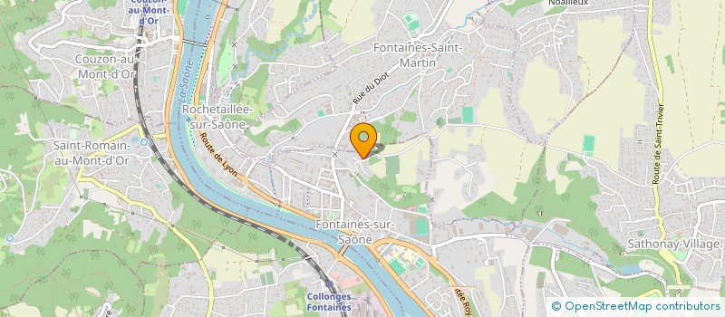 localisation de l'entreprise MONSIEUR PIERRE-ALEXANDRE PRAT  FONTAINES-SUR-SAONE