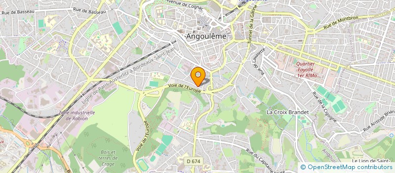 localisation de l'entreprise MONSIEUR PIERRE-ALEXANDRE STANISLAS à ANGOULEME