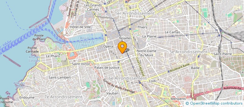 localisation de l'entreprise MONSIEUR PIERRE-ALEXANDRE VICENTE  MARSEILLE