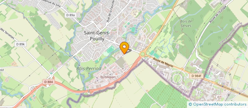 localisation de l'entreprise MONSIEUR PIERRE-ALEXANDRE WARIN  SAINT-GENIS-POUILLY