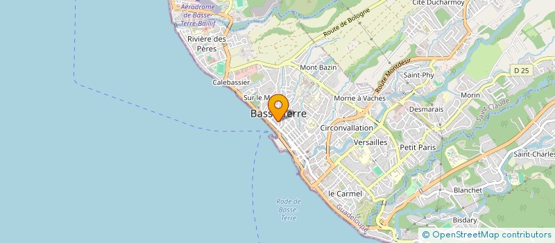 localisation de l'entreprise MONSIEUR PIERRE ALEXIS  BASSE-TERRE